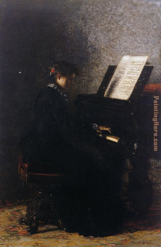 Thomas Eakins Elizabeth at the Piano